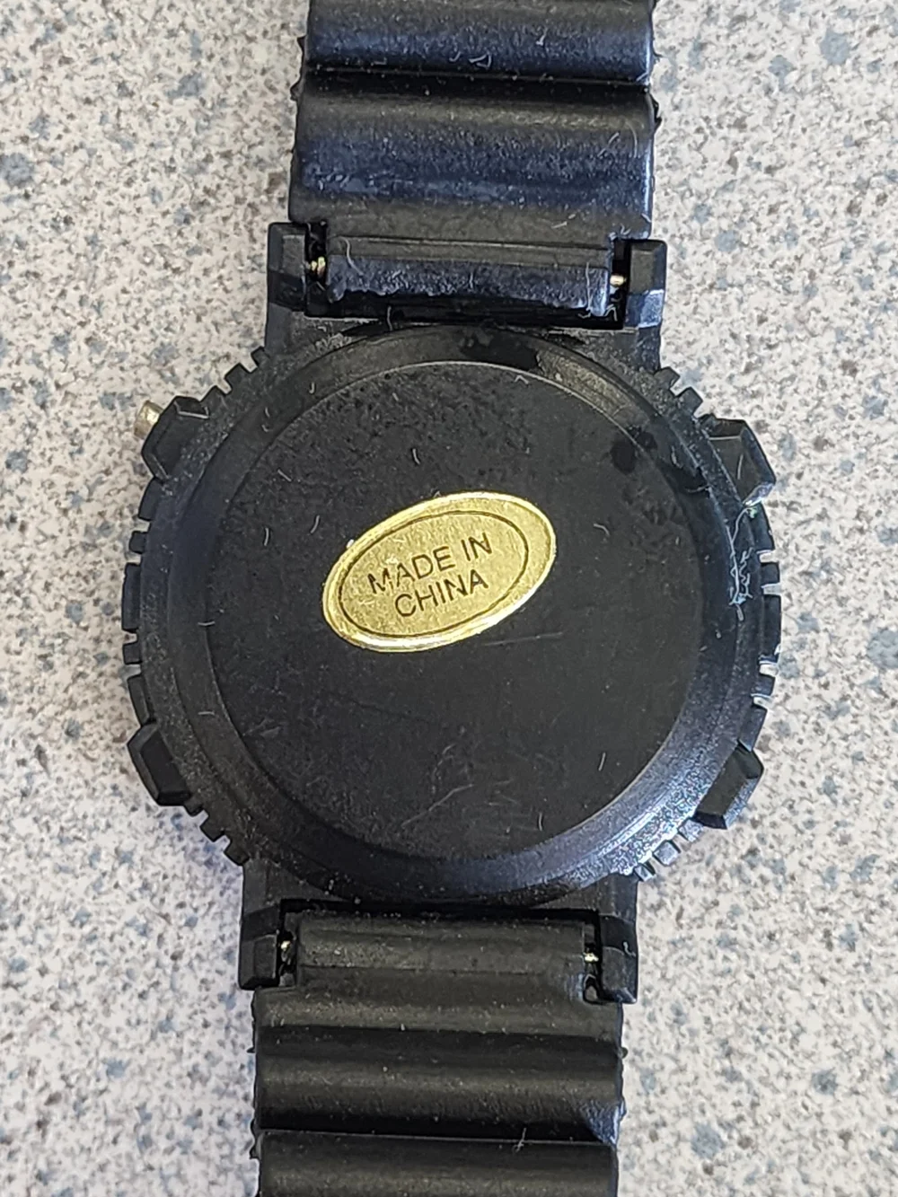 Vintage Black Digital Sports Watch Animated Multi Sport Display Retro Quartz